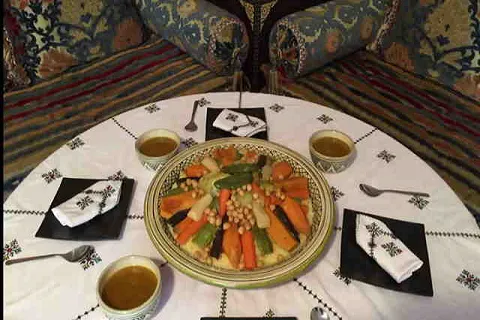 Discover the Allure of Moroccan Couscous: A Berber Classic with Lamb and Vegetables